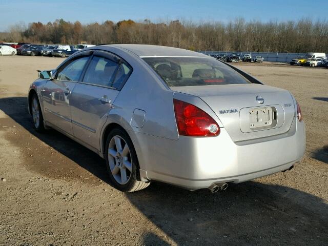 1N4BA41E54C897981 - 2004 NISSAN MAXIMA SE SILVER photo 3