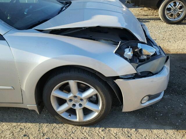 1N4BA41E54C897981 - 2004 NISSAN MAXIMA SE SILVER photo 9