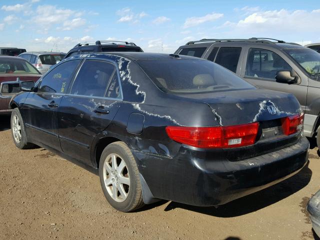 1HGCM66525A026366 - 2005 HONDA ACCORD EX BLACK photo 3