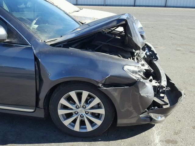 4T1BK3DB5CU463017 - 2012 TOYOTA AVALON BAS CHARCOAL photo 9