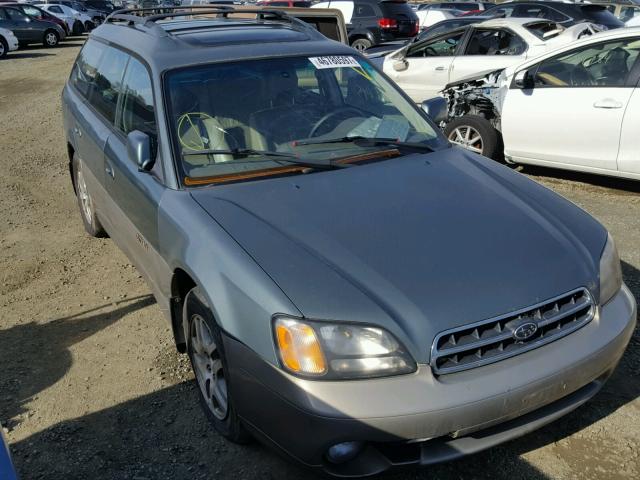 4S3BH686516619270 - 2001 SUBARU LEGACY OUT GREEN photo 1