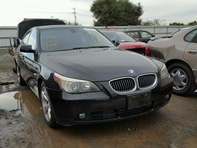 WBANE53507CW68592 - 2007 BMW 525 I BLACK photo 1