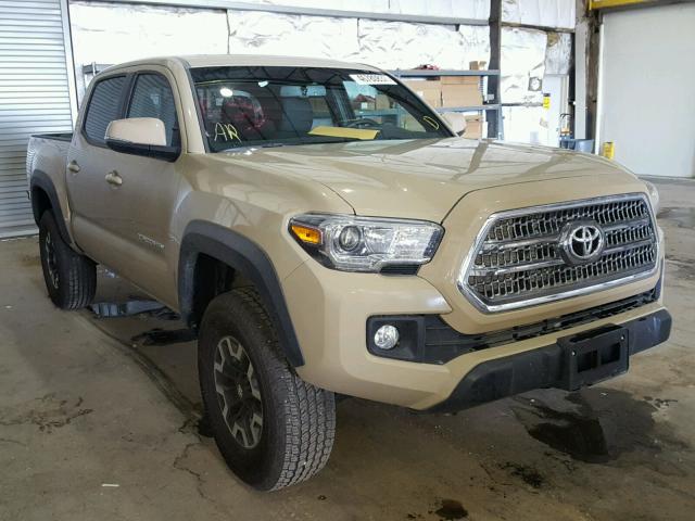 3TMCZ5AN6HM096221 - 2017 TOYOTA TACOMA DOU TAN photo 1