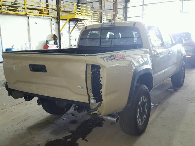 3TMCZ5AN6HM096221 - 2017 TOYOTA TACOMA DOU TAN photo 4