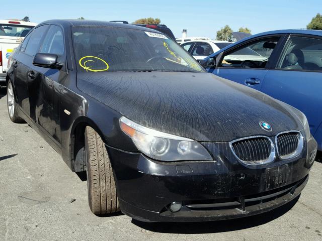 WBANB33585CN63034 - 2005 BMW 545 I BLACK photo 1