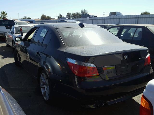 WBANB33585CN63034 - 2005 BMW 545 I BLACK photo 3