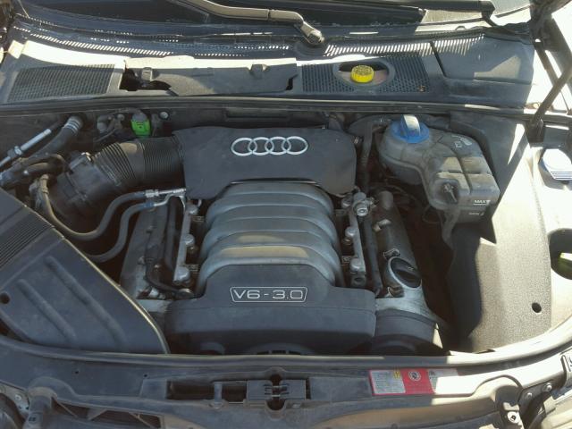 WAUJT68E03A266788 - 2003 AUDI A4 3.0 CHARCOAL photo 7