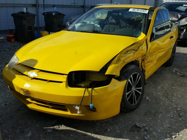 1G1JC12FX57112394 - 2005 CHEVROLET CAVALIER YELLOW photo 2