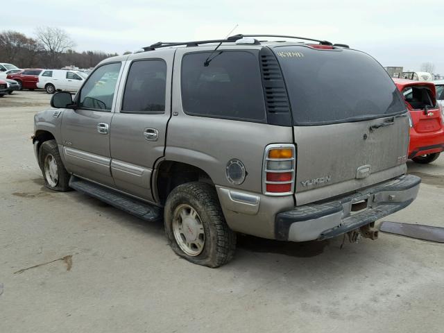 1GKEK13TX1J155392 - 2001 GMC YUKON BEIGE photo 3