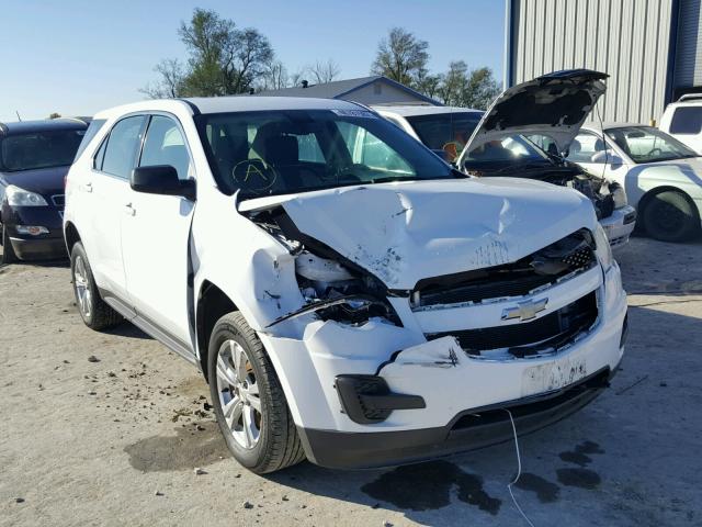 2GNALBEC1B1206081 - 2011 CHEVROLET EQUINOX LS WHITE photo 1