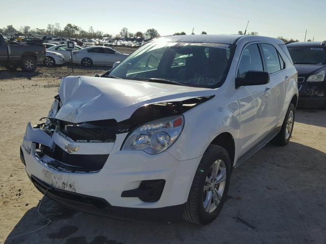 2GNALBEC1B1206081 - 2011 CHEVROLET EQUINOX LS WHITE photo 2