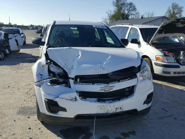 2GNALBEC1B1206081 - 2011 CHEVROLET EQUINOX LS WHITE photo 9