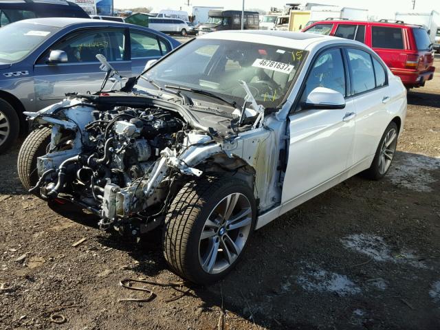 WBA8E3G54GNU00001 - 2016 BMW 328 XI SUL WHITE photo 2