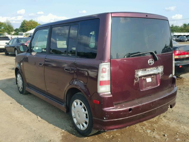 JTLKT324650172854 - 2005 TOYOTA SCION XB Granate foto 3