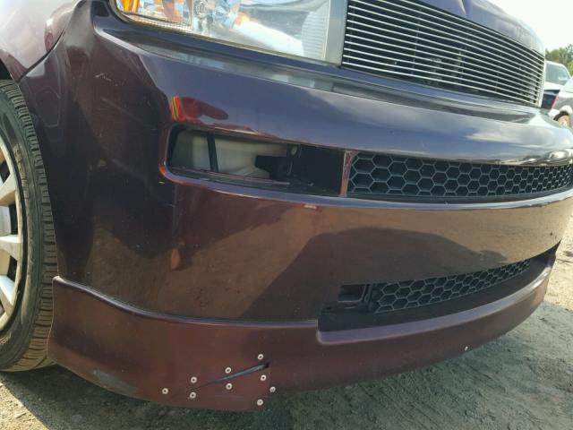 JTLKT324650172854 - 2005 TOYOTA SCION XB Granate foto 9