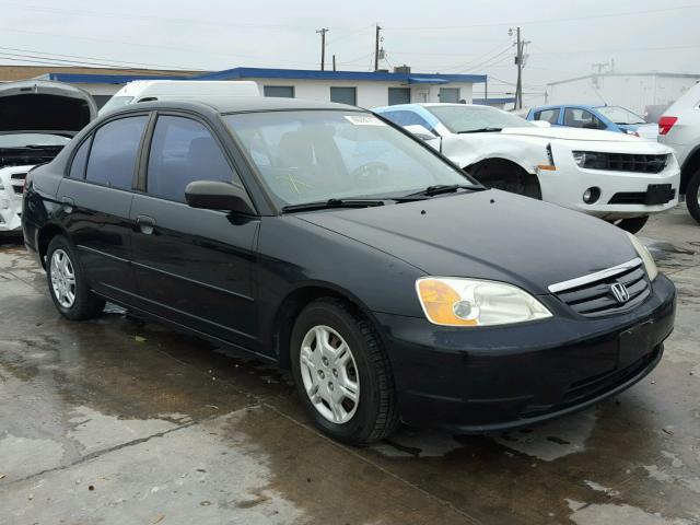 2HGES16581H593582 - 2001 HONDA CIVIC BLACK photo 1