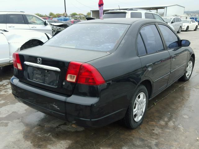 2HGES16581H593582 - 2001 HONDA CIVIC BLACK photo 4