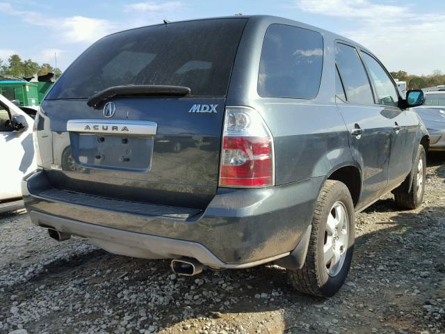 2HNYD18285H529633 - 2005 ACURA MDX GREEN photo 4