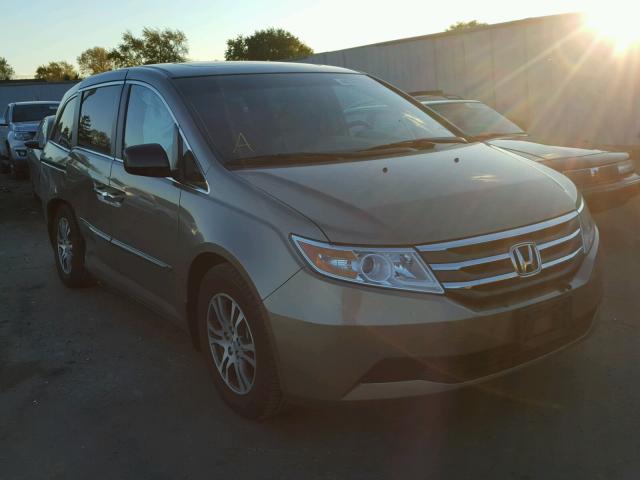 5FNRL5H66BB088514 - 2011 HONDA ODYSSEY EX TAN photo 1
