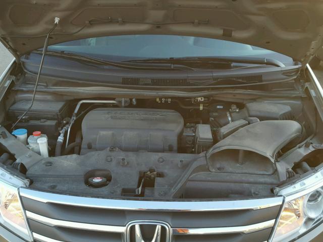 5FNRL5H66BB088514 - 2011 HONDA ODYSSEY EX TAN photo 7