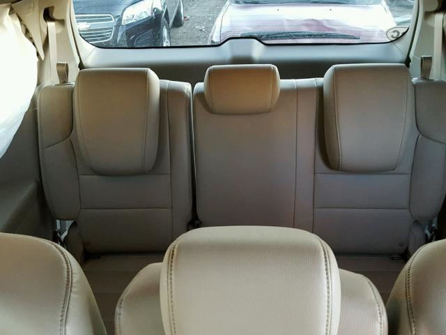 5FNRL5H66BB088514 - 2011 HONDA ODYSSEY EX TAN photo 9