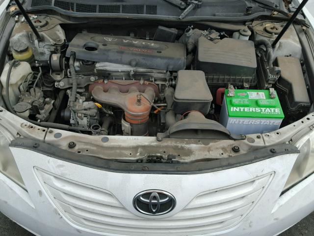 4T1BE46K07U719726 - 2007 TOYOTA CAMRY NEW WHITE photo 7