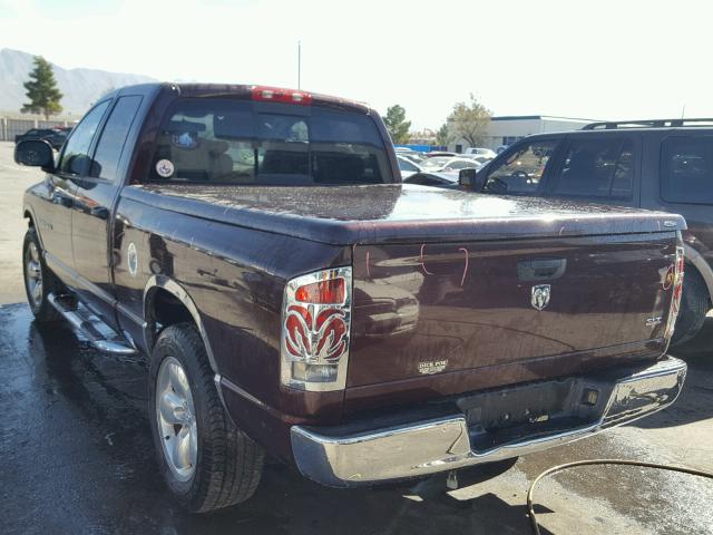 1D7HA18N15S173730 - 2005 DODGE RAM 1500 S BURGUNDY photo 3