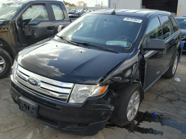 2FMDK3GC7ABB25330 - 2010 FORD EDGE SE BLACK photo 2