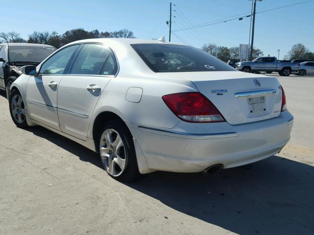 JH4KB16546C006420 - 2006 ACURA RL WHITE photo 3