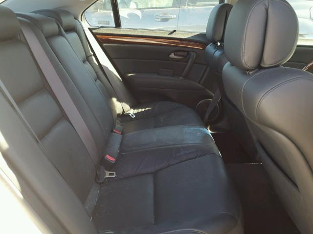 JH4KB16546C006420 - 2006 ACURA RL თეთრი ფოტო 6