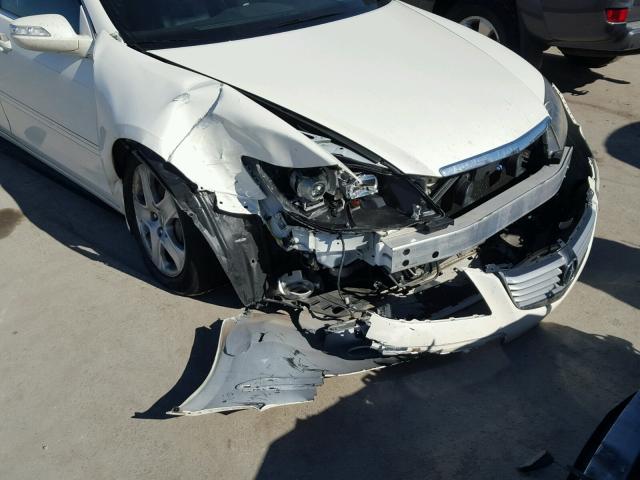 JH4KB16546C006420 - 2006 ACURA RL თეთრი ფოტო 9