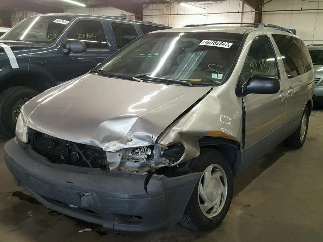 4T3ZF13C41U388803 - 2001 TOYOTA SIENNA LE SILVER photo 2