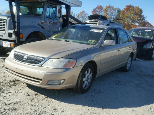 4T1BF28B6YU111645 - 2000 TOYOTA AVALON XL Бежевый фото 2