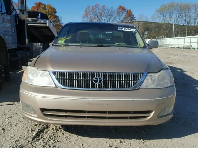 4T1BF28B6YU111645 - 2000 TOYOTA AVALON XL BEIGE photo 9