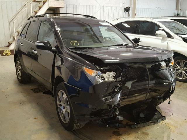 2HNYD28228H520324 - 2008 ACURA MDX BLACK photo 1