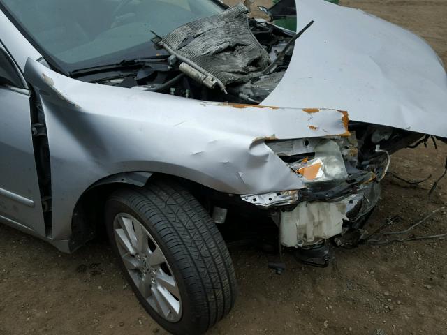 1HGCM66577A007069 - 2007 HONDA ACCORD EX SILVER photo 9