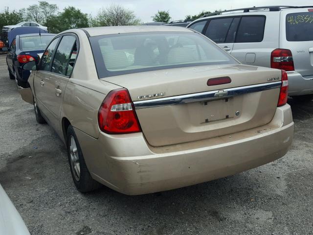 1G1ZT548X5F202255 - 2005 CHEVROLET MALIBU LS Qızıl foto 3