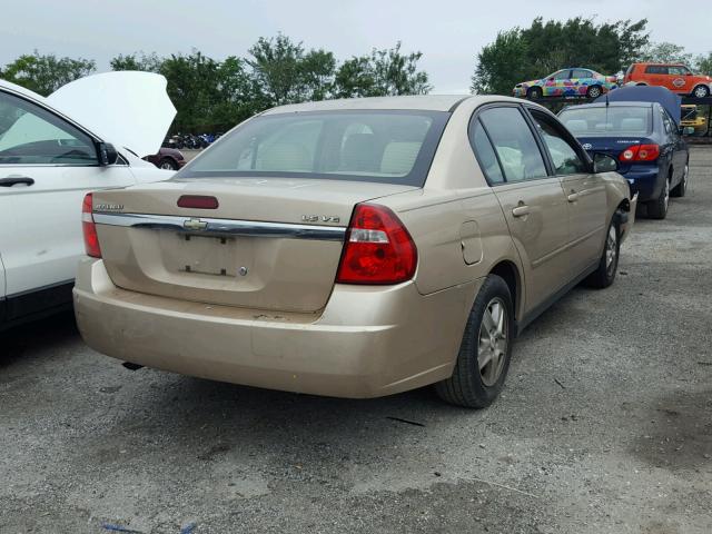 1G1ZT548X5F202255 - 2005 CHEVROLET MALIBU LS Qızıl foto 4