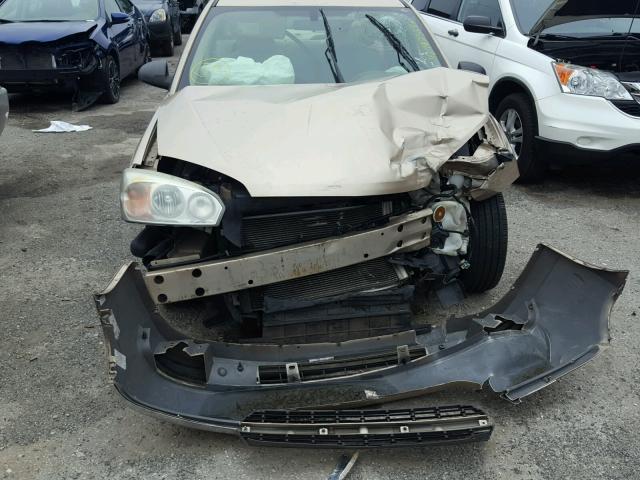 1G1ZT548X5F202255 - 2005 CHEVROLET MALIBU LS Qızıl foto 7