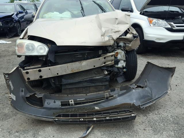 1G1ZT548X5F202255 - 2005 CHEVROLET MALIBU LS Qızıl foto 9