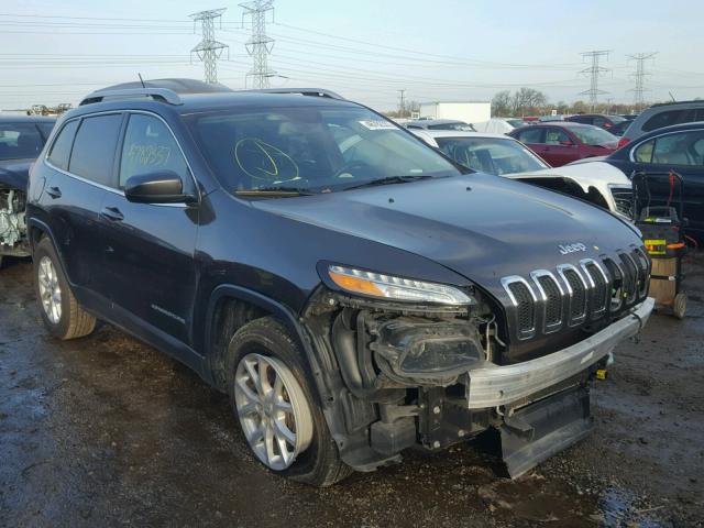 1C4PJMCS4EW184198 - 2014 JEEP CHEROKEE L GRAY photo 1