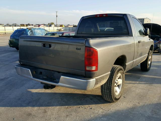 1D7HU16N63J631002 - 2003 DODGE RAM 1500 S GRAY photo 4