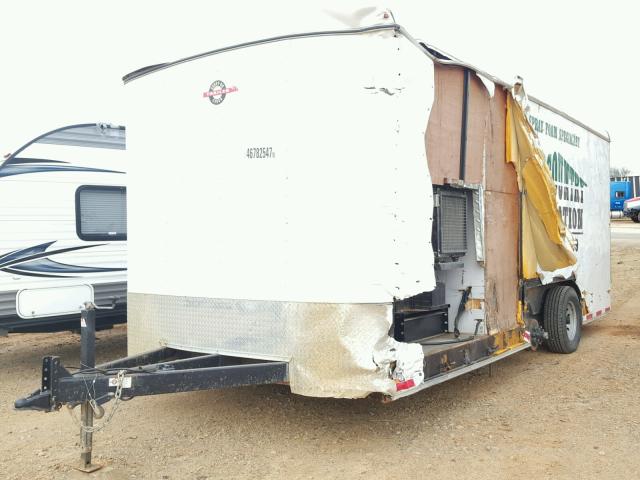 4YMCL2021GG038790 - 2016 TRAIL KING UTILITY WHITE photo 2
