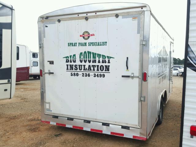 4YMCL2021GG038790 - 2016 TRAIL KING UTILITY WHITE photo 4