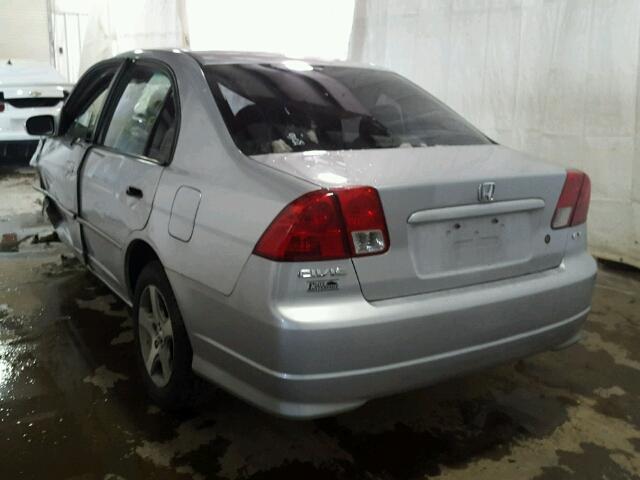 2HGES26754H625660 - 2004 HONDA CIVIC EX Gümüş foto 3