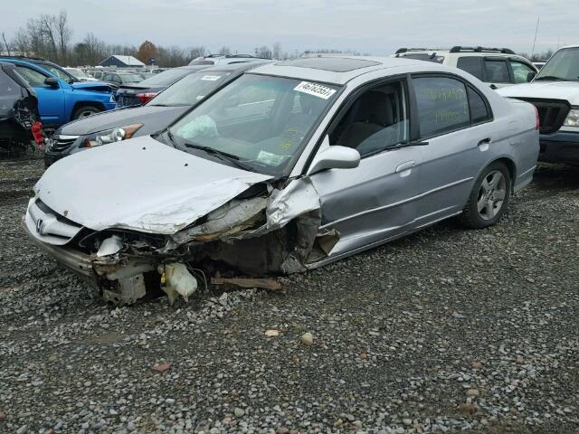 2HGES26754H625660 - 2004 HONDA CIVIC EX Gümüş foto 9