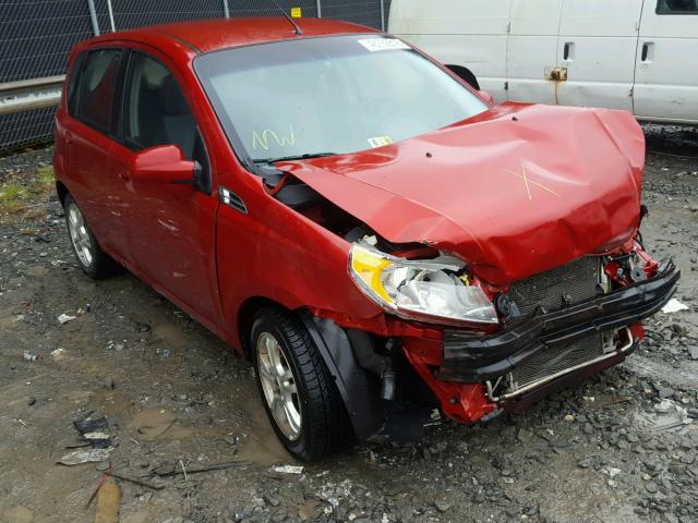 KL1TD6DE3BB251961 - 2011 CHEVROLET AVEO LS RED photo 1