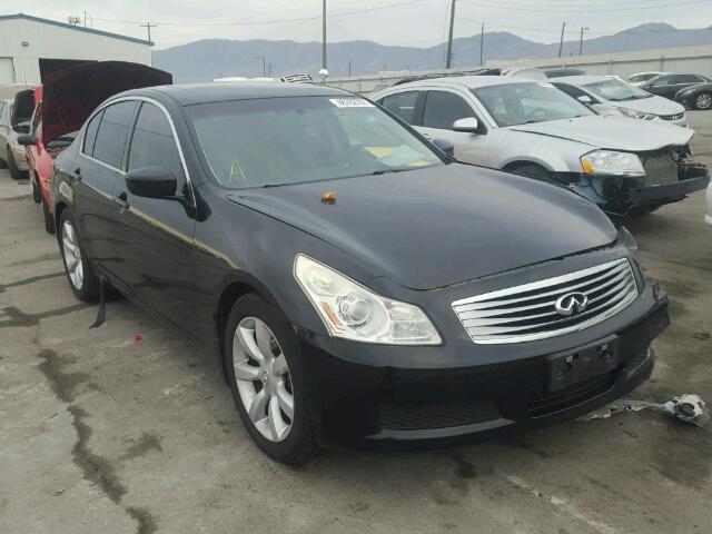 JNKCV61E49M304593 - 2009 INFINITI G37 BASE BLACK photo 1