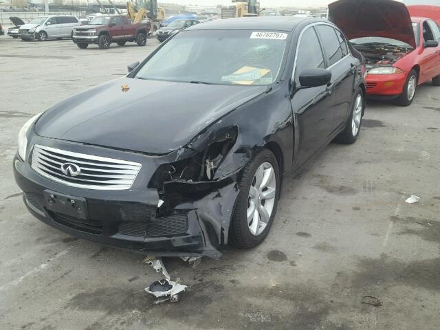 JNKCV61E49M304593 - 2009 INFINITI G37 BASE BLACK photo 2