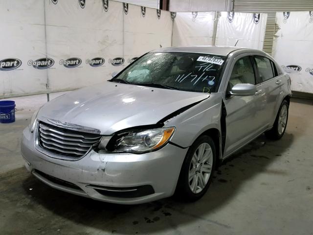 1C3CCBAB8CN172384 - 2012 CHRYSLER 200 LX SILVER photo 2